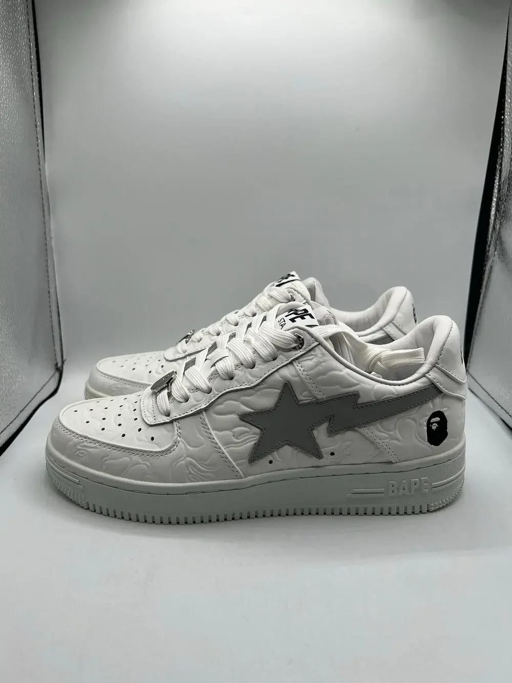 Bape Bapesta #3 M1 ‘Line Camo White’ size 7 mens